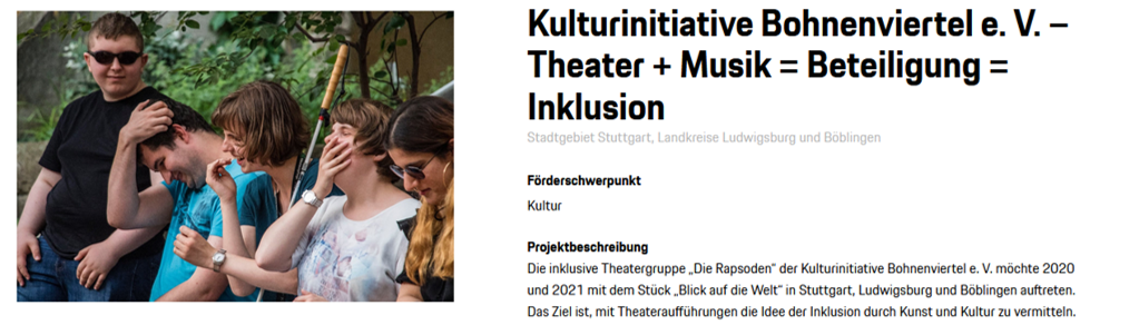 Theater + Musik = Beteiligung = Inklusion