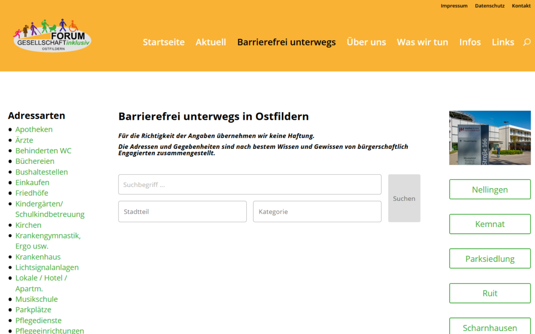 Barrierefrei unterwegs