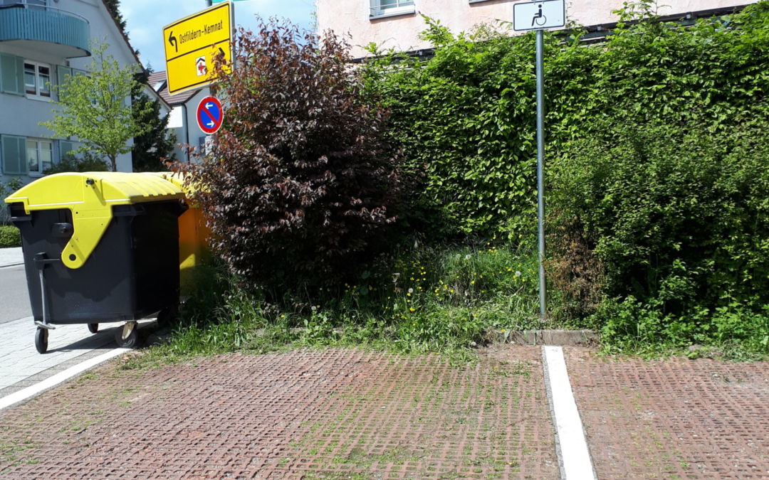 Parkplatz in Ruit – Ecke Scharnhauser-/Mörikestraße